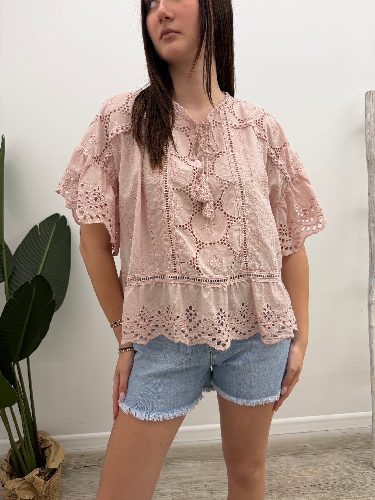 Haveone - Blusa Sangallo Volant