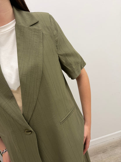 Haveone - Blazer Crinkle Manica Corta
