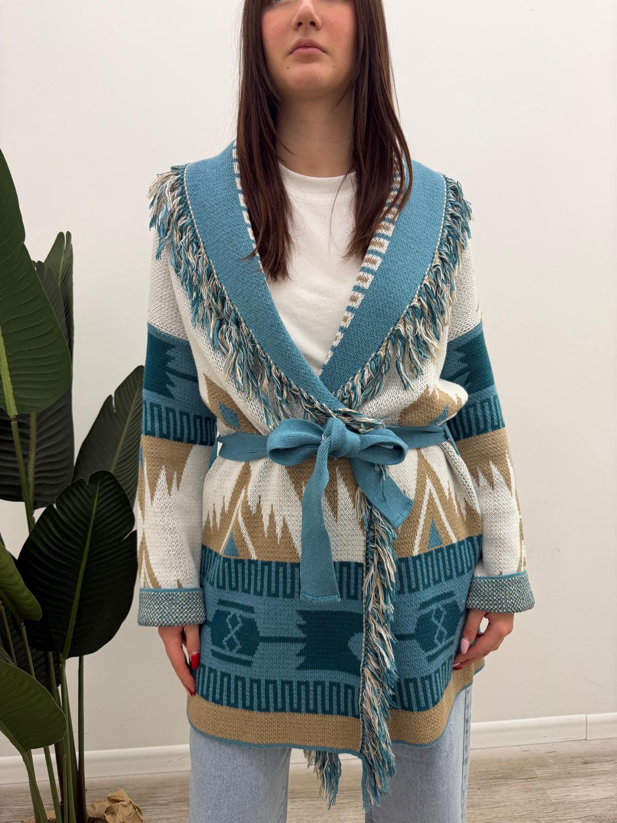 Vicolo - Cardigan Alanui Frangette