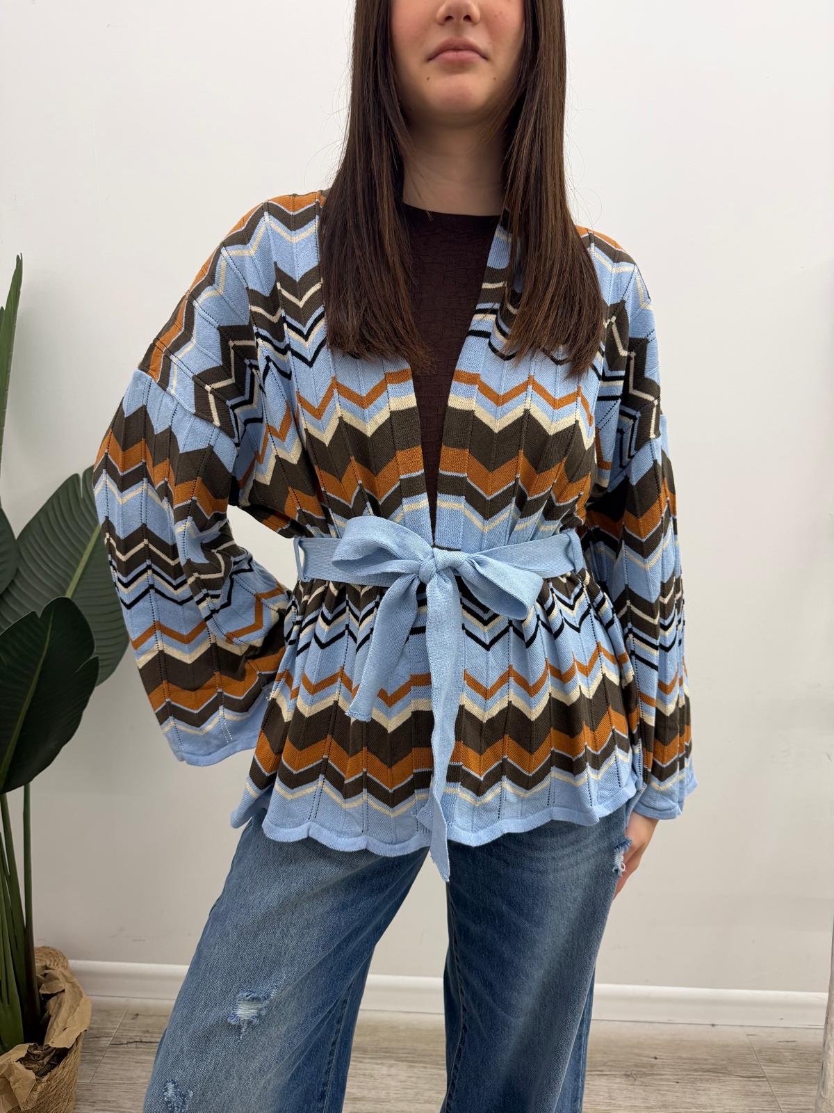 Vicolo - Cardigan Chevron