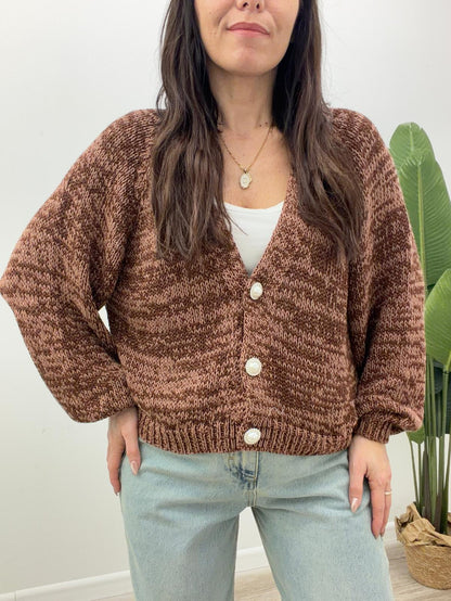 Haveone - Cardigan Gioiello Lurex