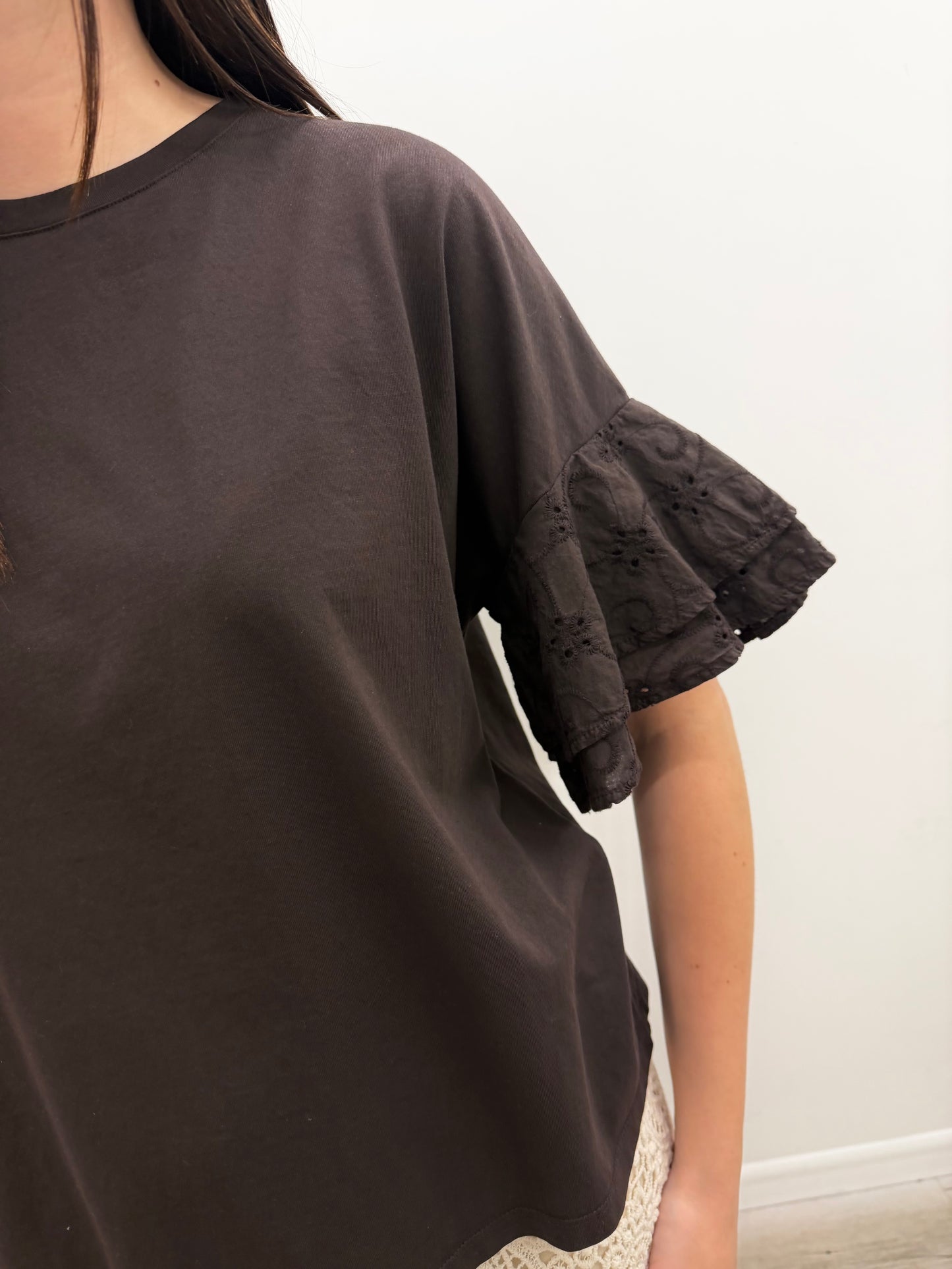 Vicolo - Tshirt Manica Sangallo