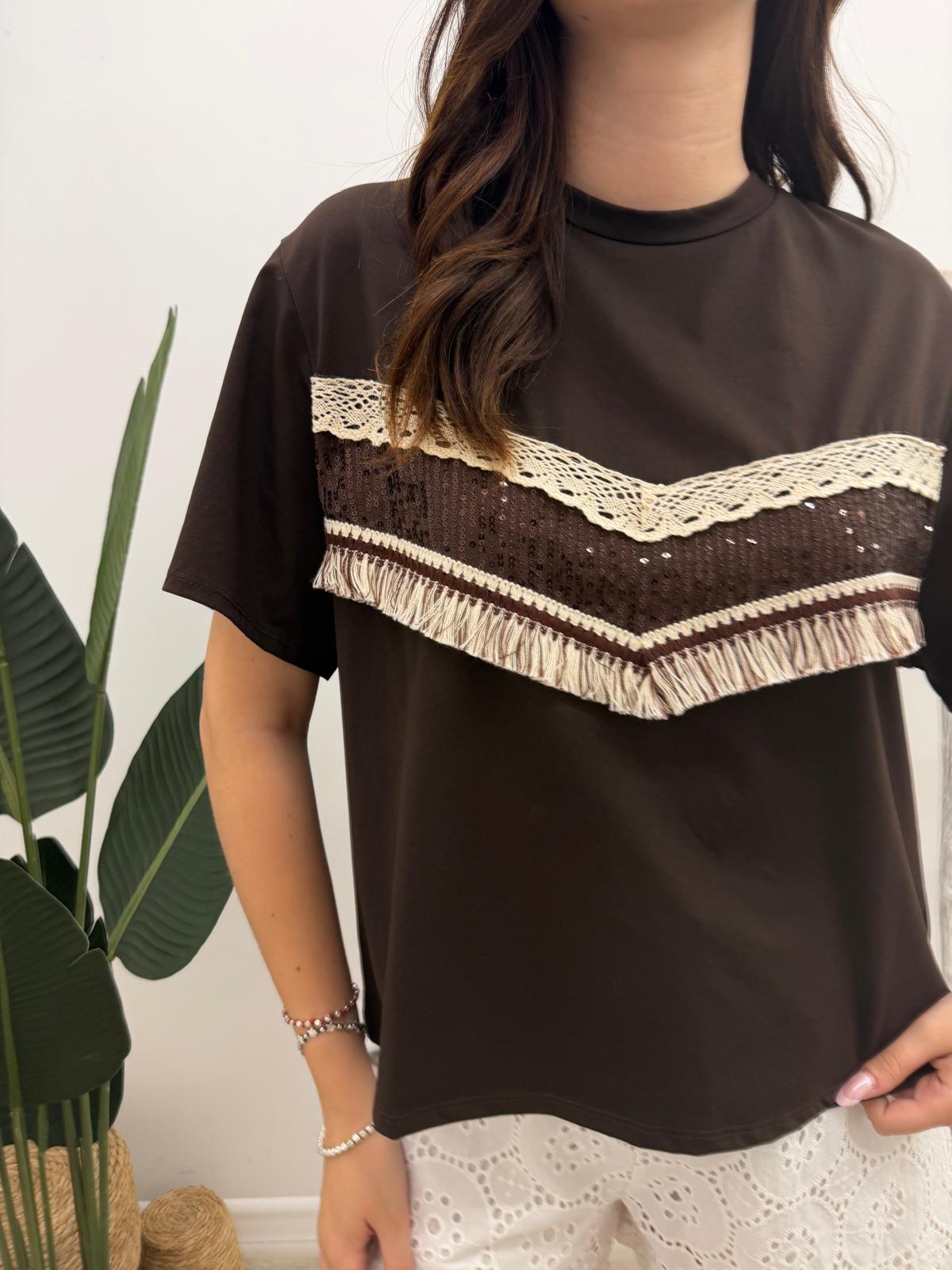 Susy Mix - Tshirt Passamaneria Brownie