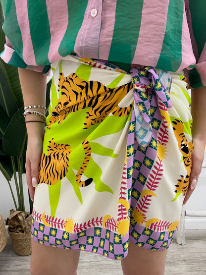 Haveone - Minigonna Tigri