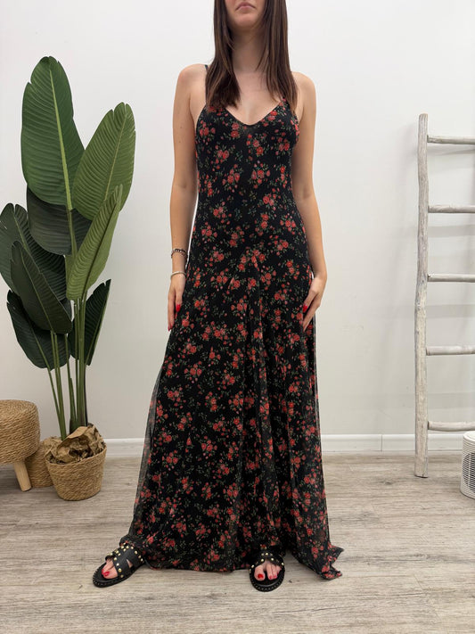 Susy Mix - Abito Tulle Fiori
