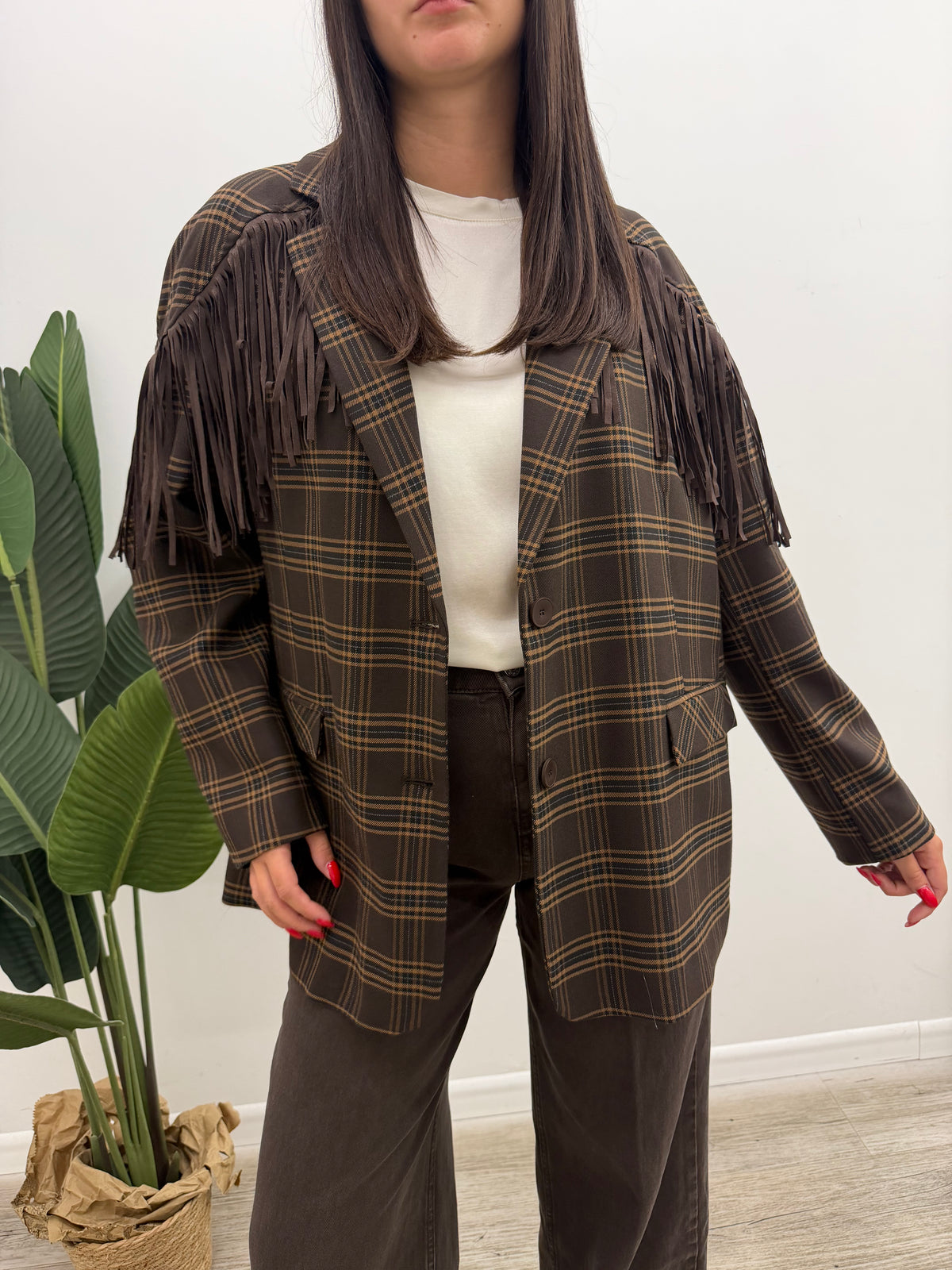 Haveone - Blazer Check Frange