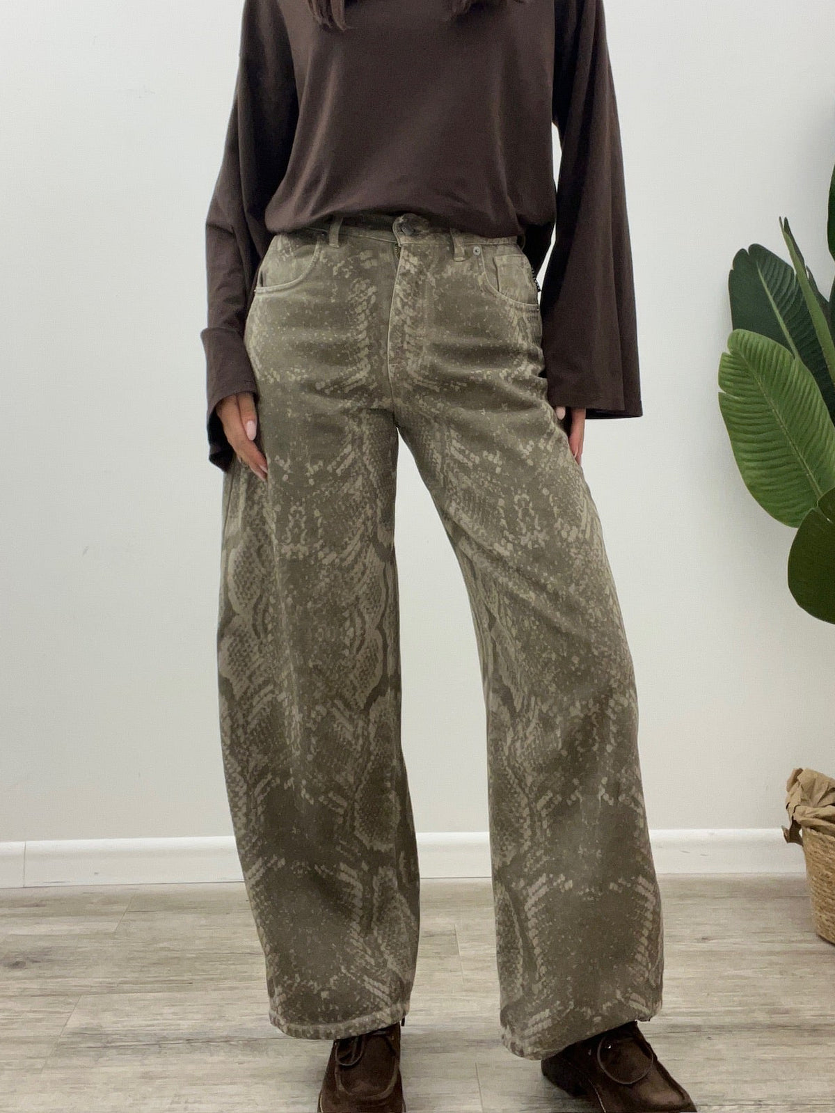 Haveone - Pantalone Bella Pitonato