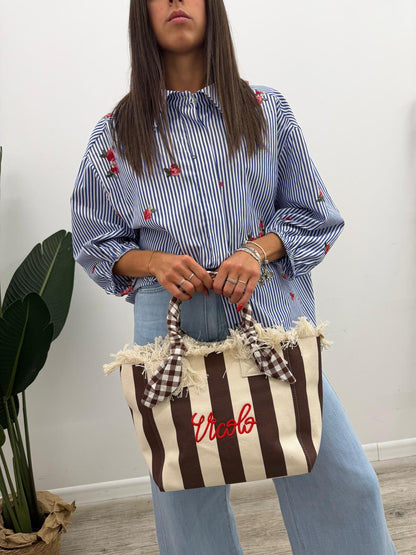 Vicolo - Borsa Ibiza Stripes