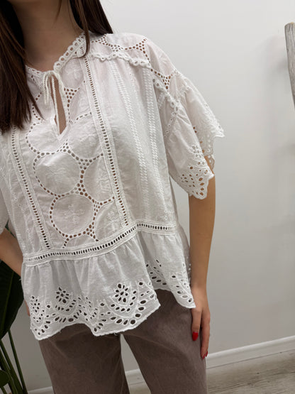 Haveone - Blusa Sangallo Volant