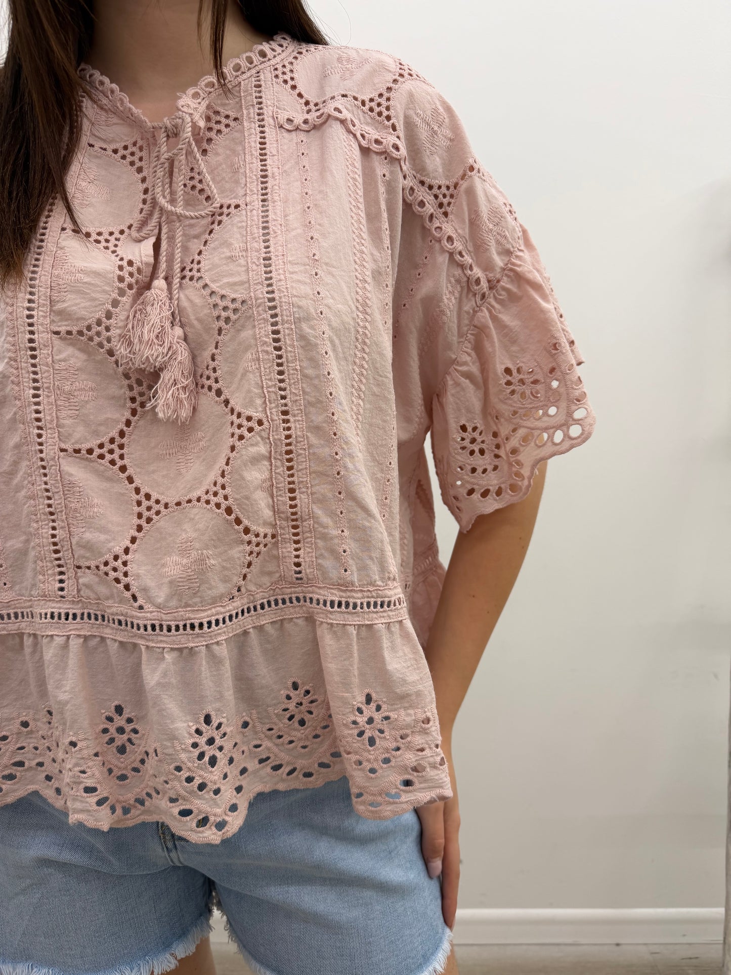Haveone - Blusa Sangallo Volant