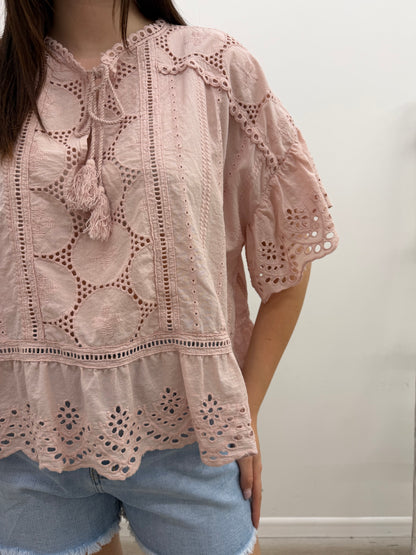 Haveone - Blusa Sangallo Volant
