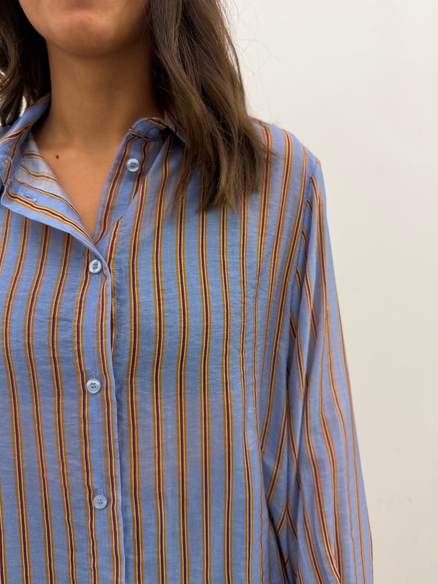 Haveone - Camicia Riga Celeste