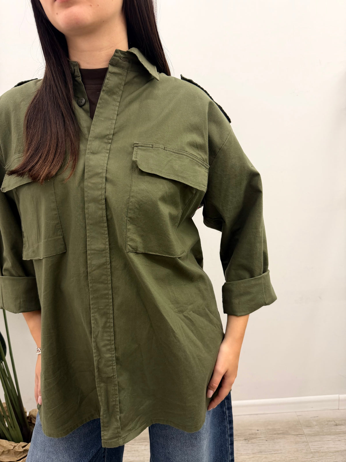 Susy Mix - Camicia Military Jewel
