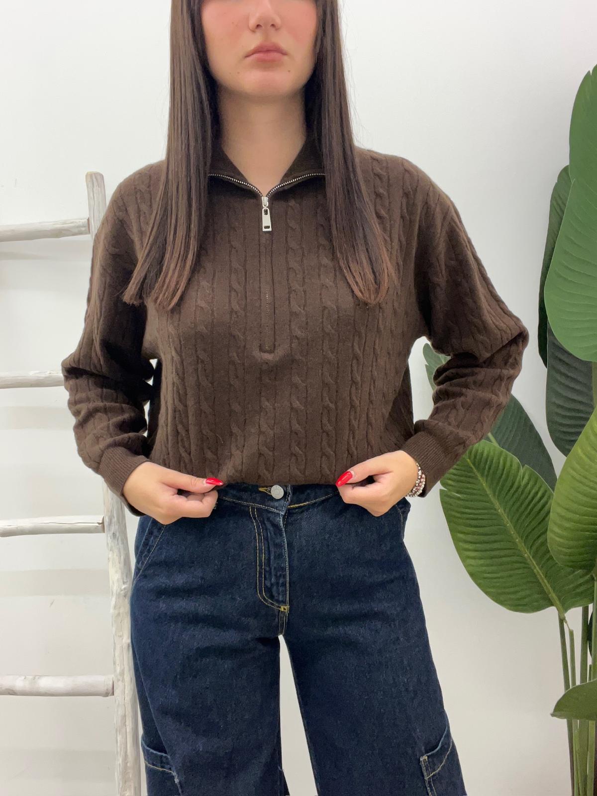 Vicolo - Pull Zip Lana