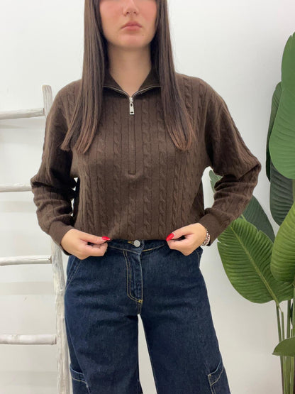 Vicolo - Pull Zip Lana