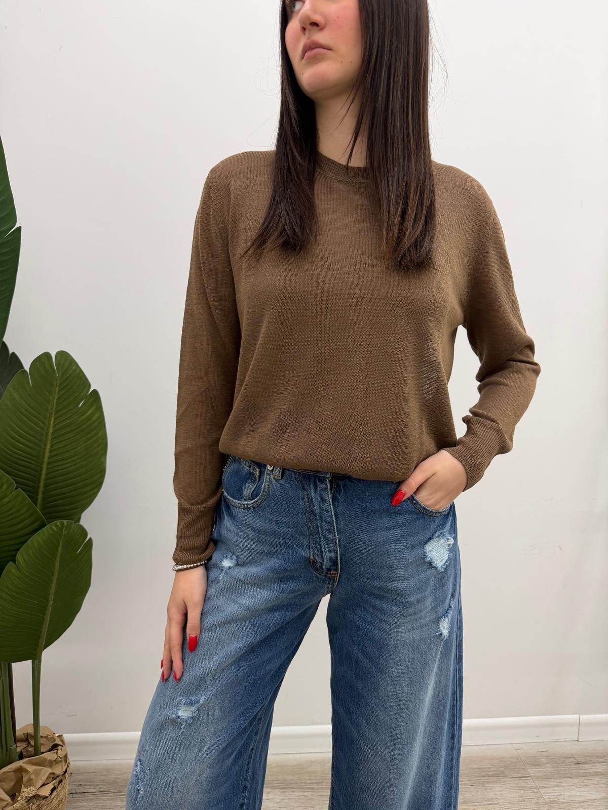 Tensione In - Pull Girocollo Fiammato