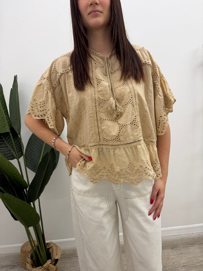 Haveone - Blusa Sangallo Volant