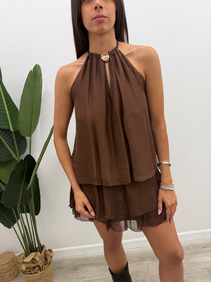 Haveone - Top Seta Fermaglio