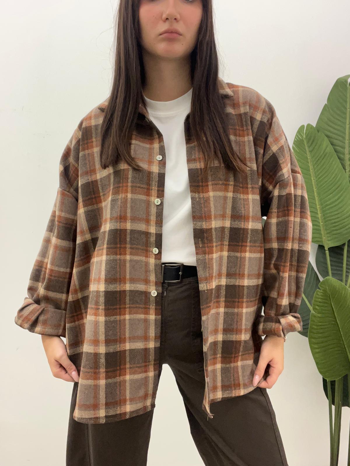 Susy Mix - Camicia Check Ricamo