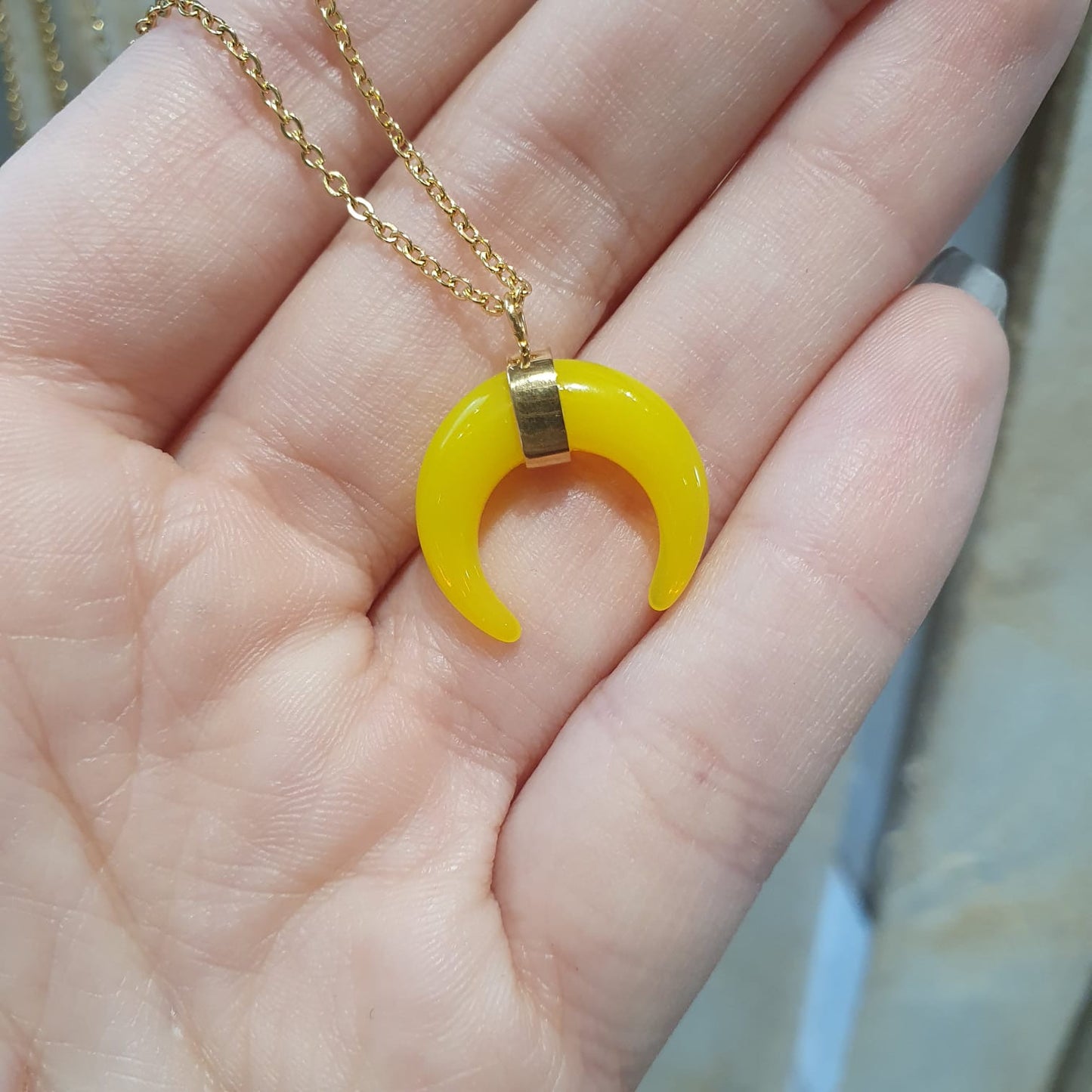 Stella Bloom - Collana Crescent Moon