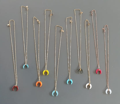 Stella Bloom - Collana Crescent Moon