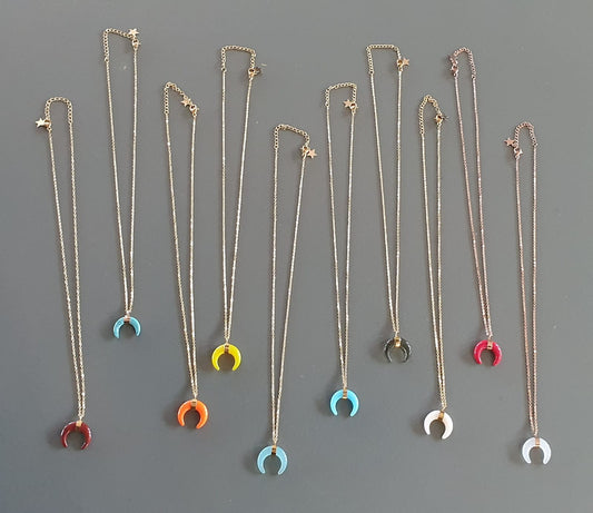 Stella Bloom - Collana Crescent Moon