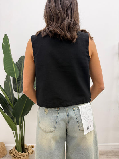 Susy Mix - Gilet Ricamo