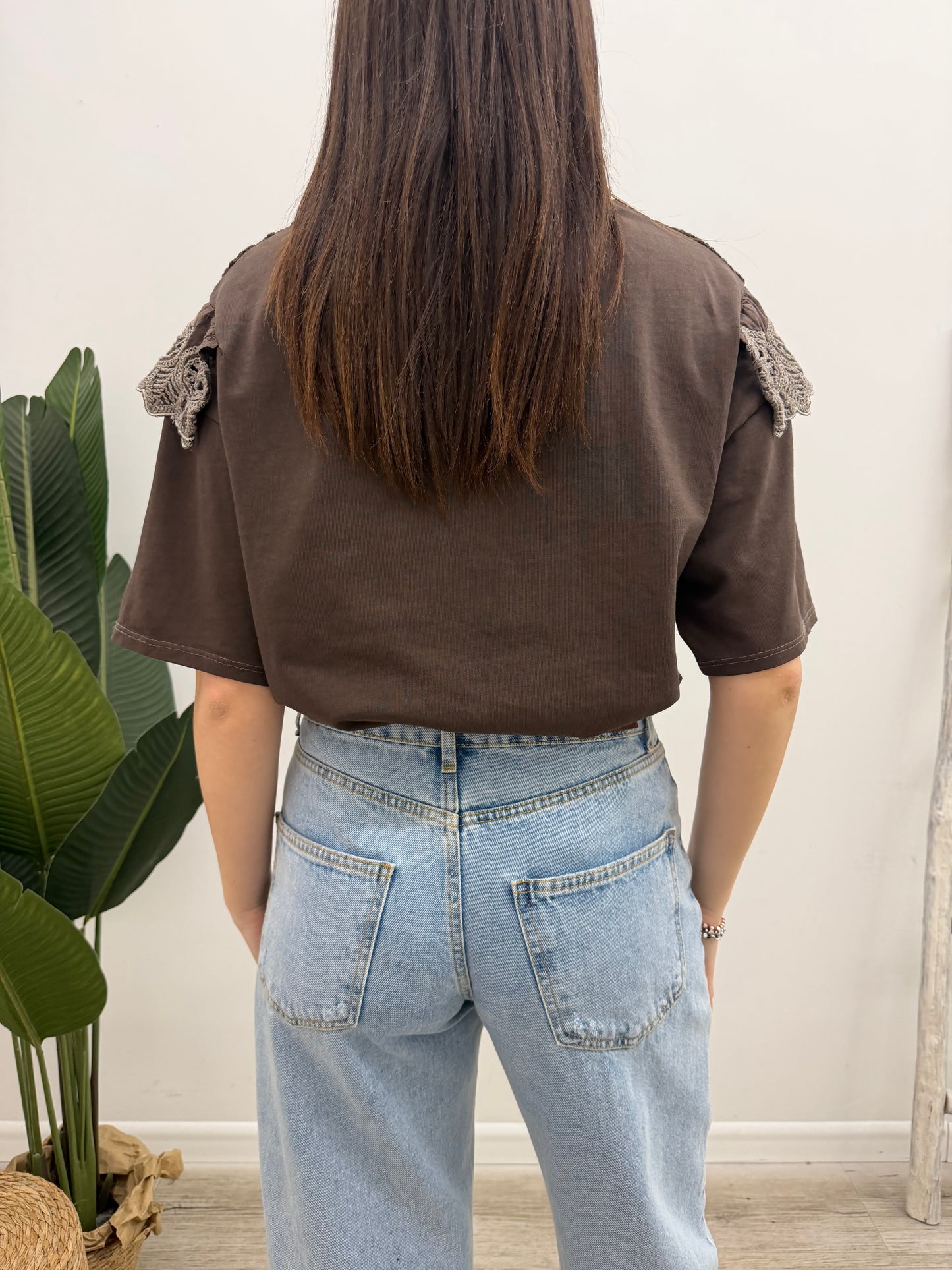 Susy Mix - Tshirt Volant Crochet