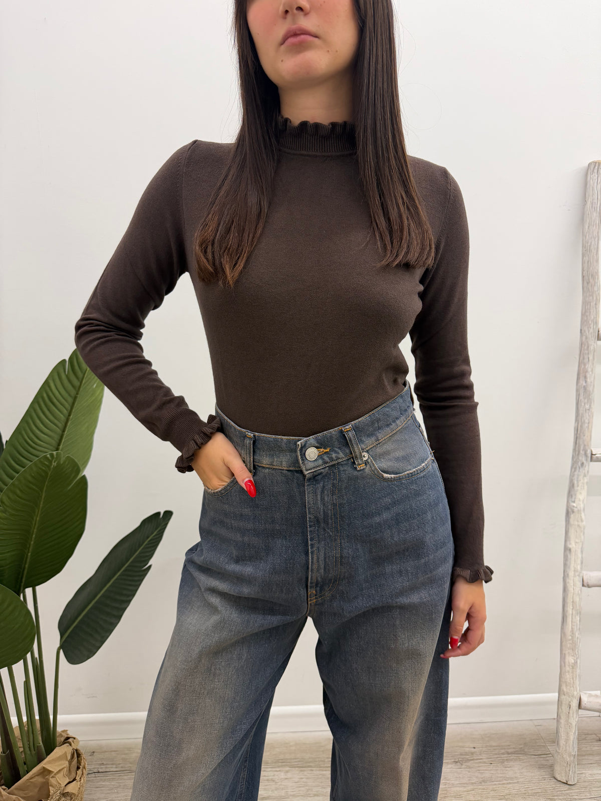 Haveone - Pull Collo Rouches