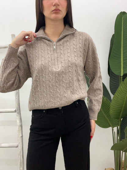 Vicolo - Pull Zip Lana