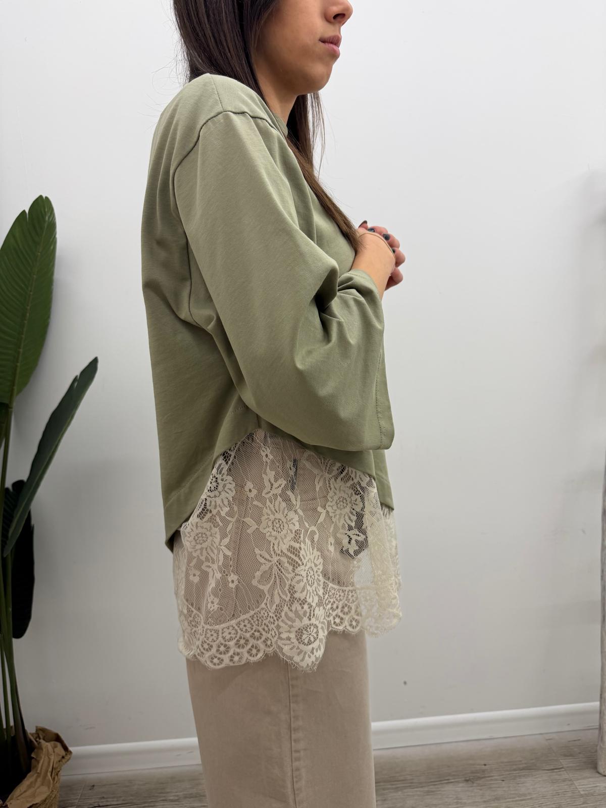 Haveone - Tshirt Obliqua Pizzo