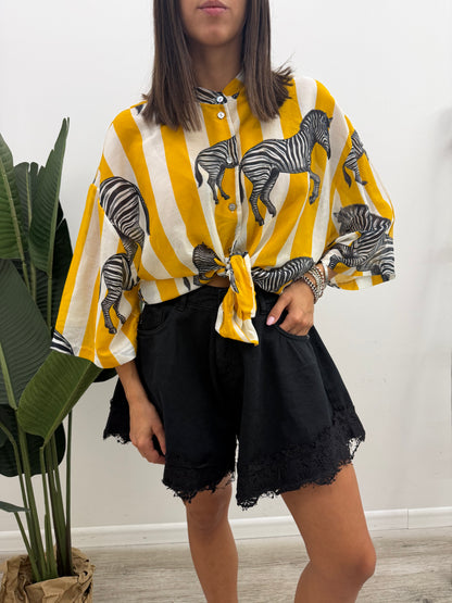Tensione In - Camicia Riga Zebre