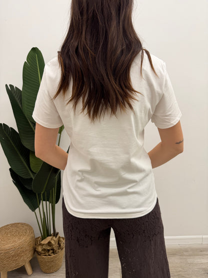 Susy Mix - Tshirt Passamaneria Chambray