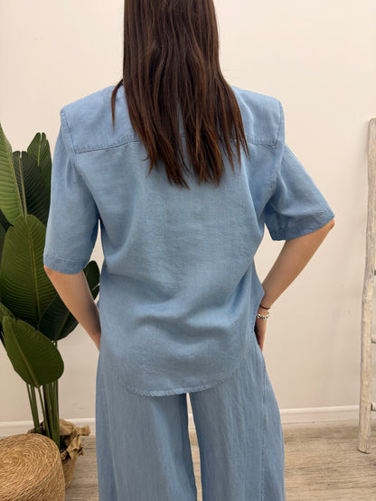 Haveone - Camicia Chambray Spalline