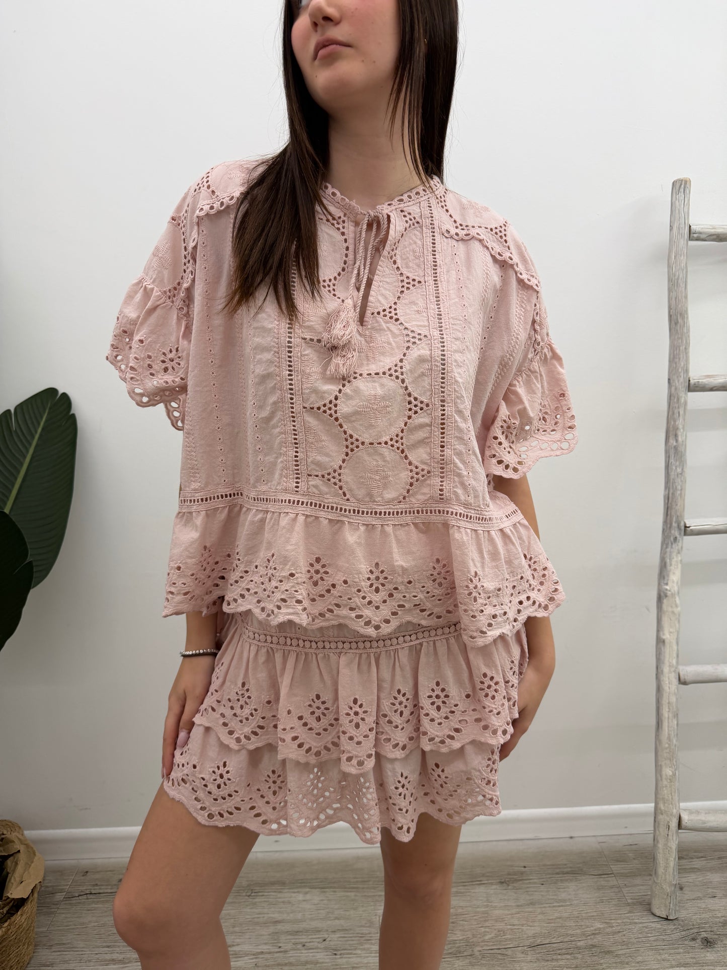 Haveone - Blusa Sangallo Volant