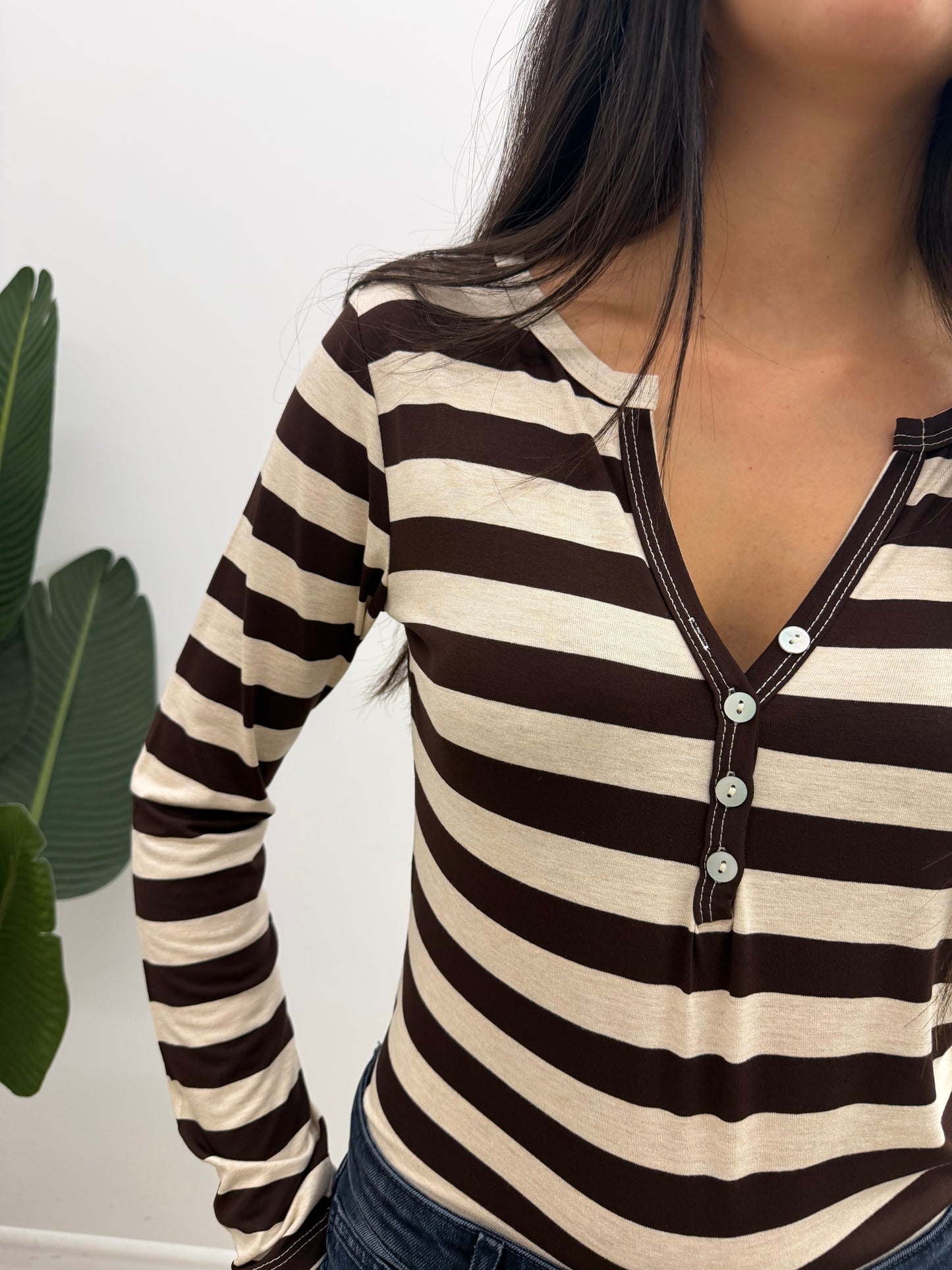 Susy Mix - Maglia Rigata Serafino