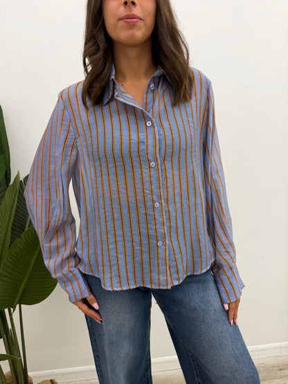 Haveone - Camicia Riga Celeste