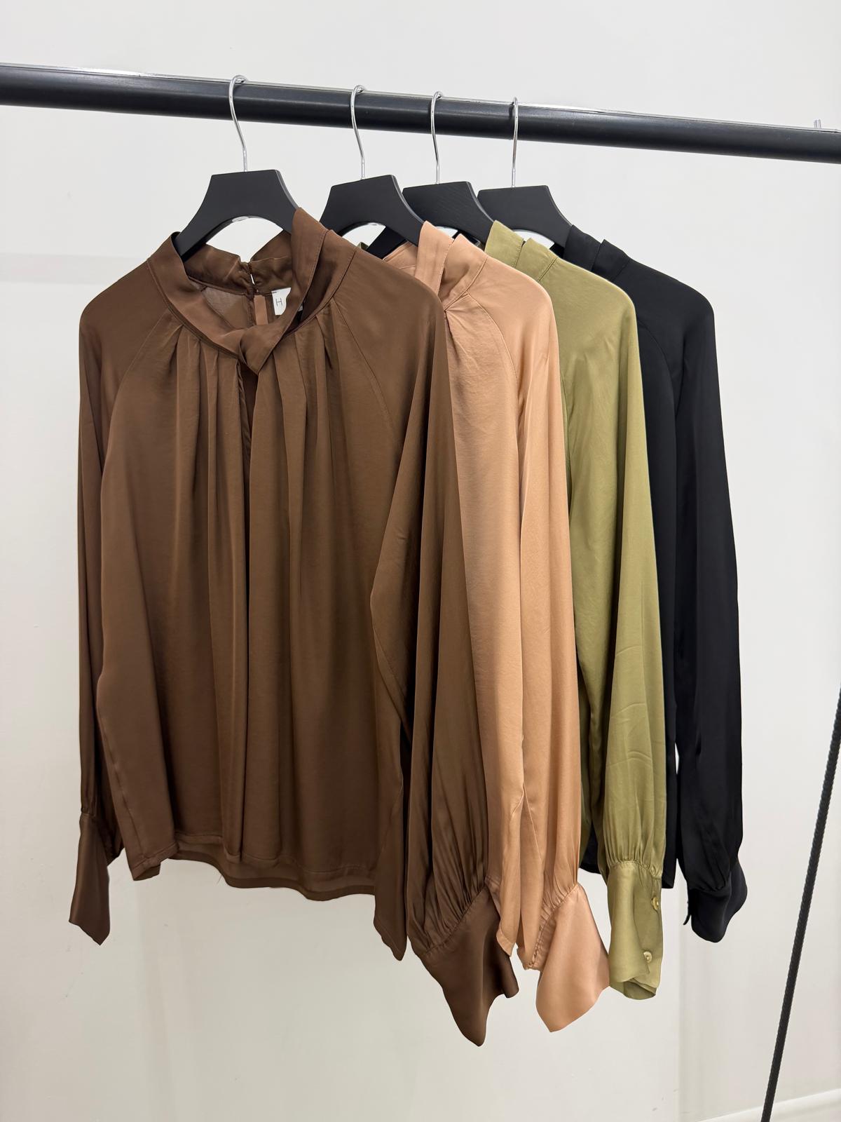 Haveone - Blusa Collo Incrocio