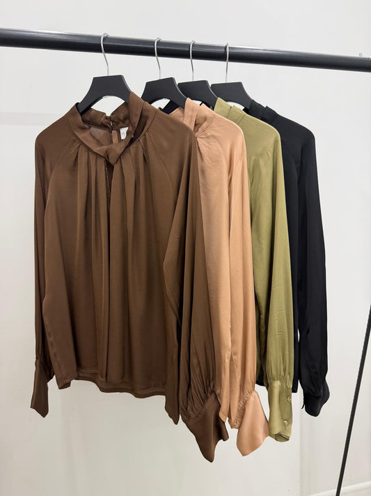 Haveone - Blusa Collo Incrocio