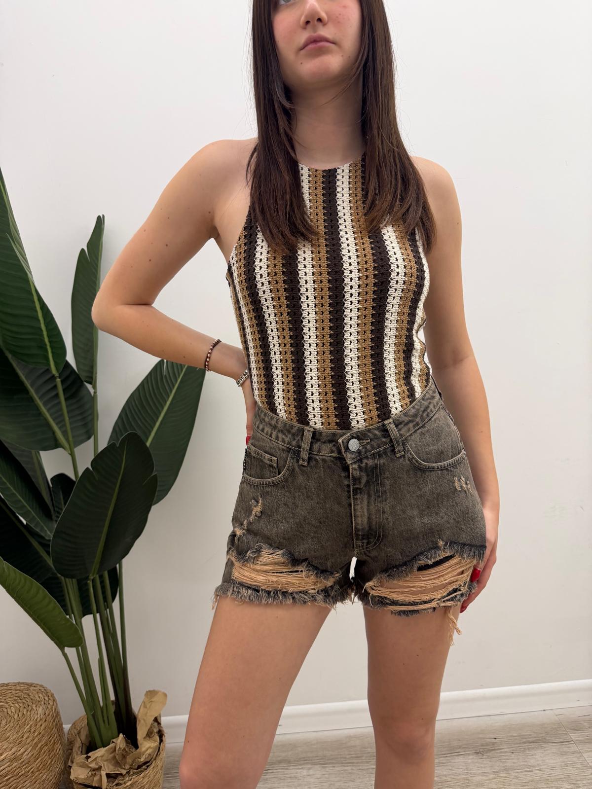 Haveone - Shorts Destroyed Ash