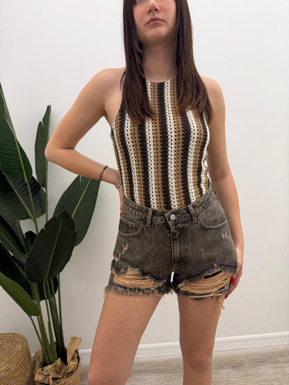 Haveone - Shorts Destroyed Ash