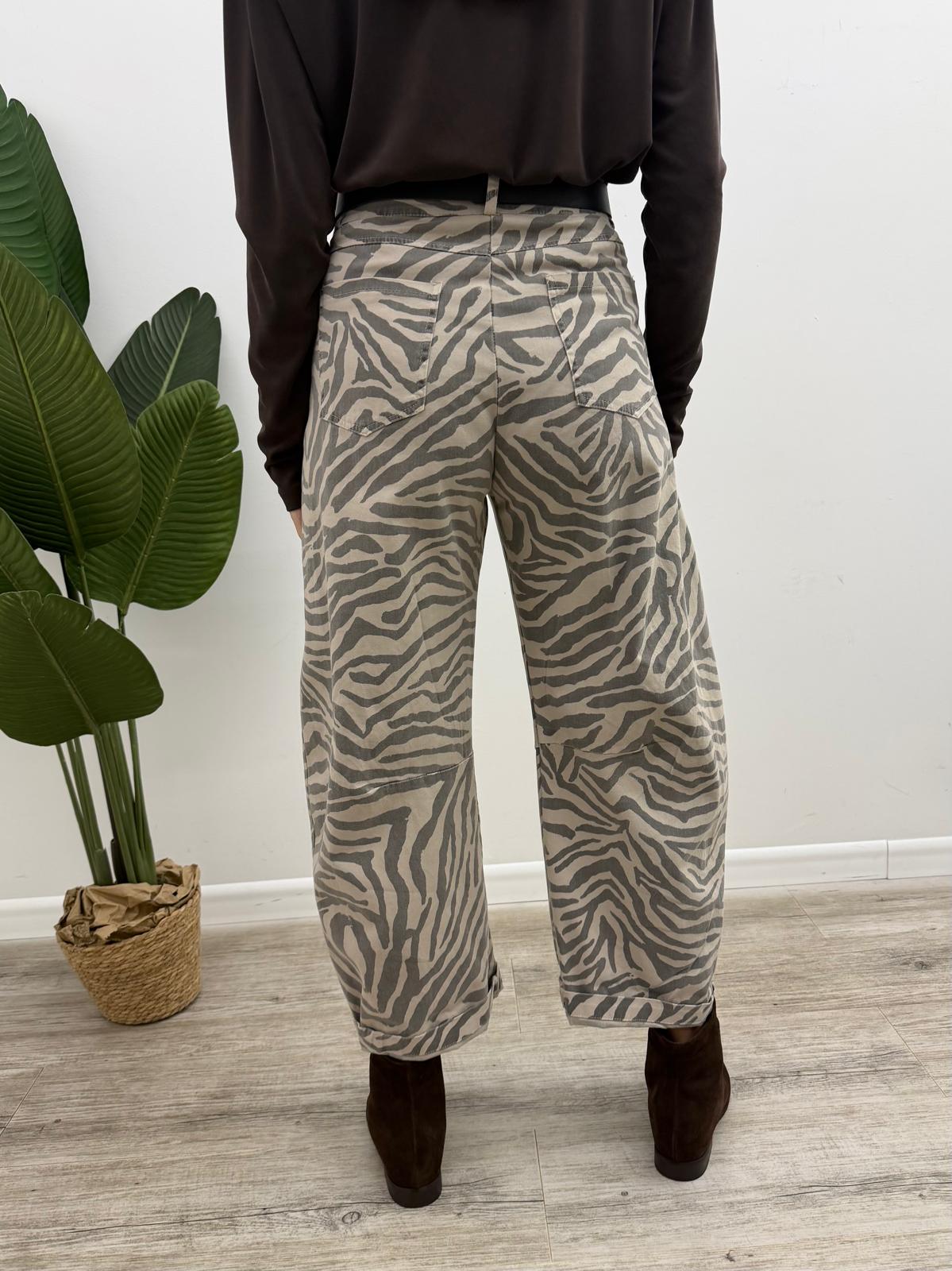 Susy Mix - Pantalone Zebrato Cintura