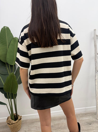 Susy Mix - Maglia Taschino Paillettes