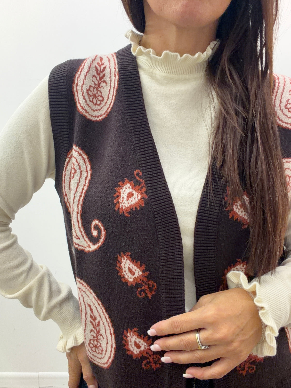 Vicolo - Gilet Paisley
