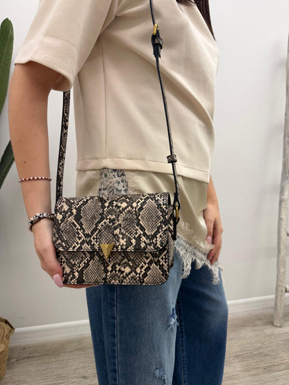 Vicolo - Borsa V-Lock Pitonata