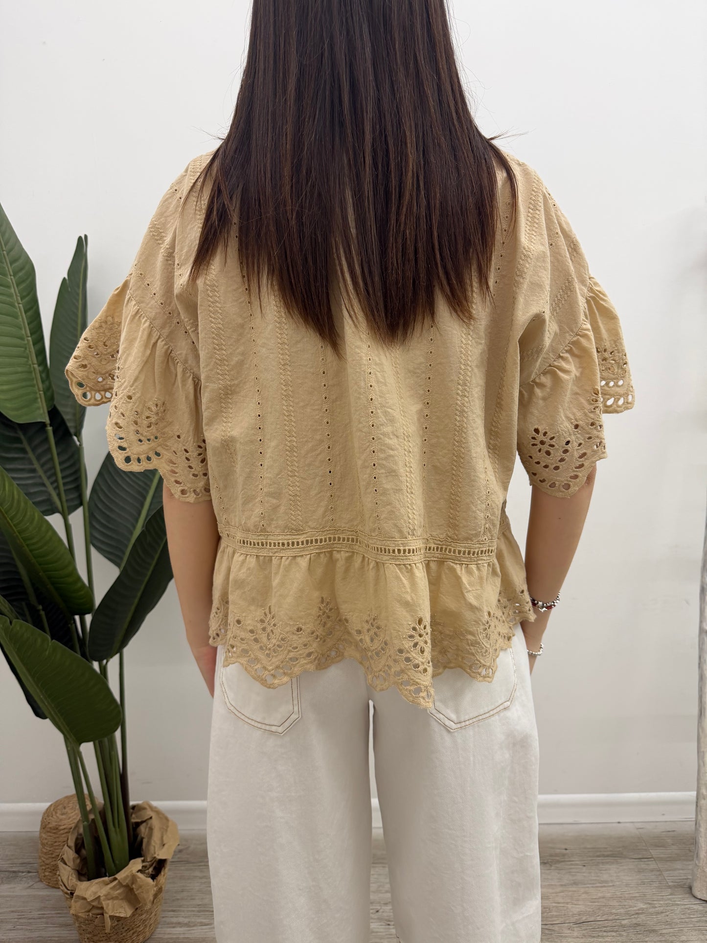 Haveone - Blusa Sangallo Volant