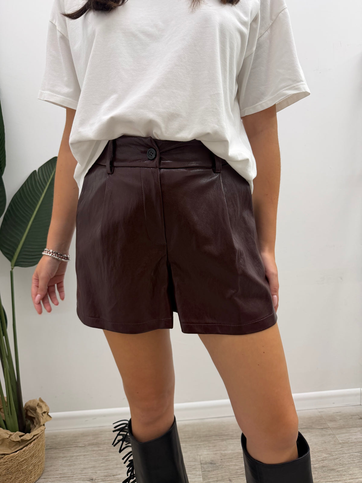 Haveone - Shorts Ecopelle