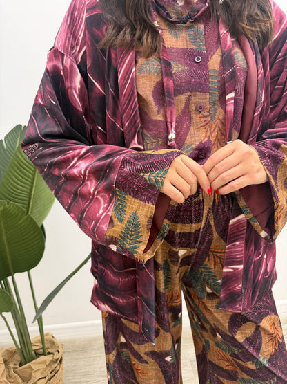 Haveone - Kimono Stampa Conchiglia