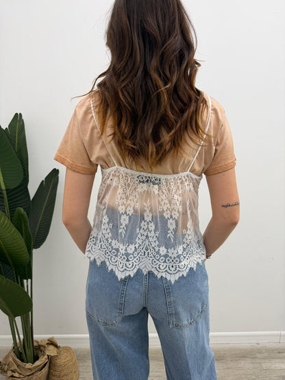 Haveone - Tshirt + Top Pizzo