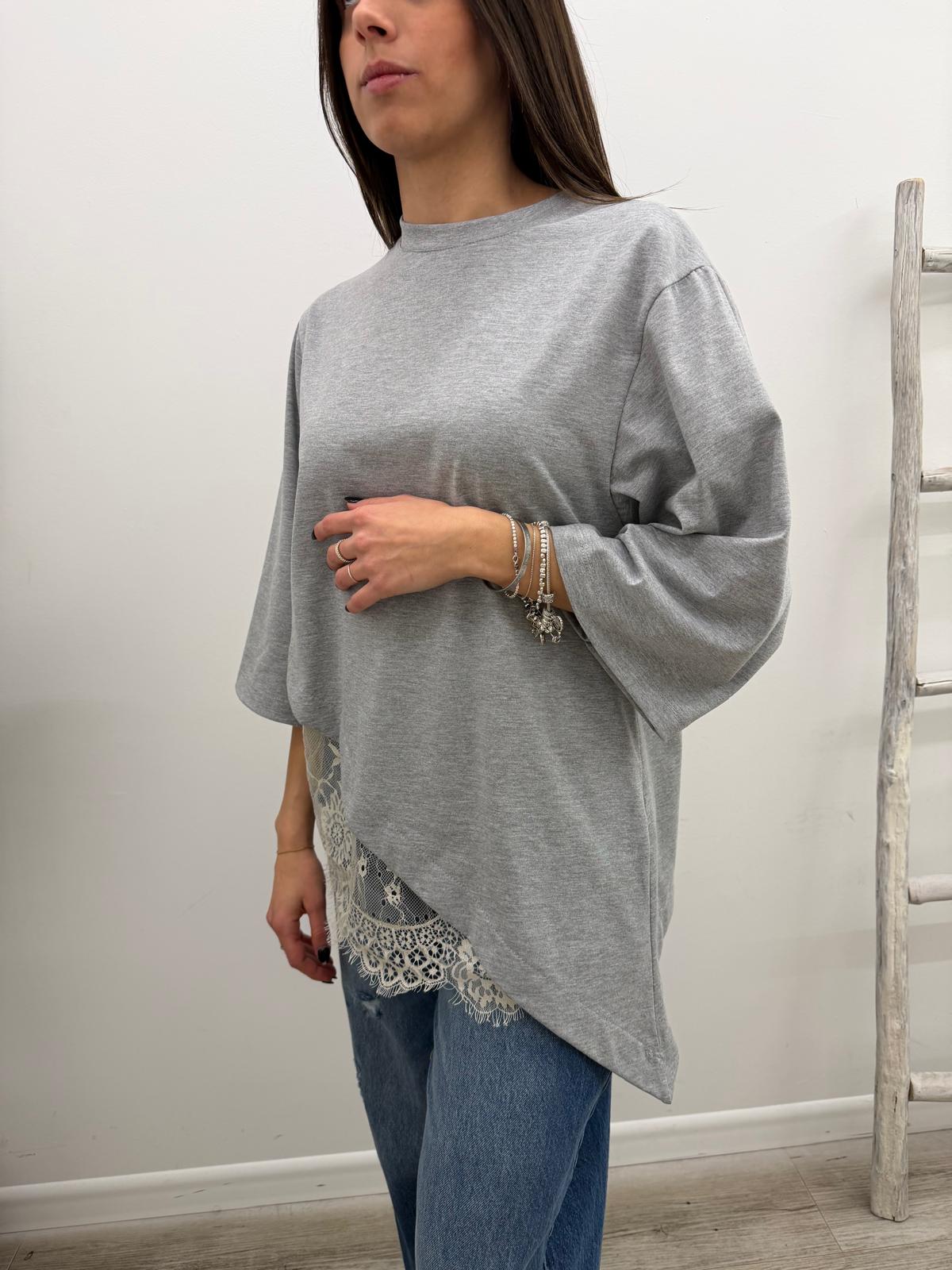 Haveone - Tshirt Obliqua Pizzo